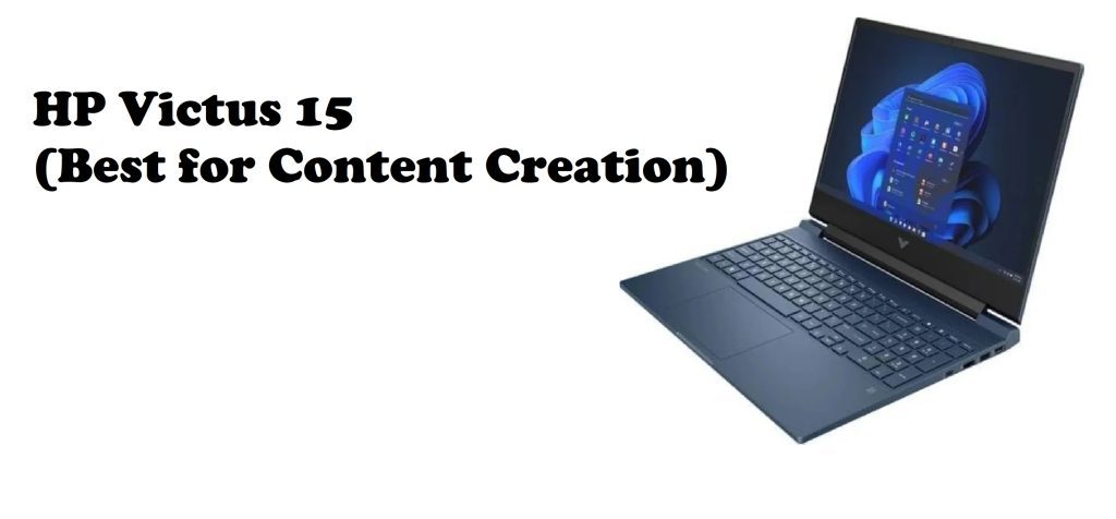HP Victus 15 (Best for Content Creation)